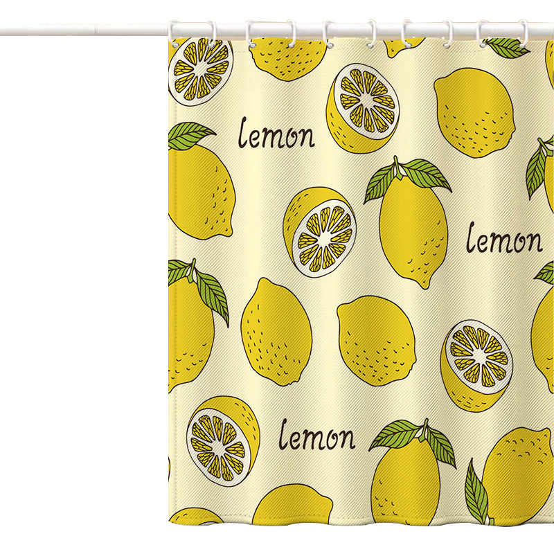 120x180cm Shower Curtain with Hooks 3D Fruit Pattern Polyester Fabric Mildew Resistant Curtain 120x180cm Shower Curtain with Hooks 3D Fruit Pattern Polyester Fabric Mildew Resistant Curtain